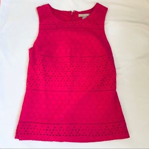 Banana Republic Pink Sleeveless Blouse